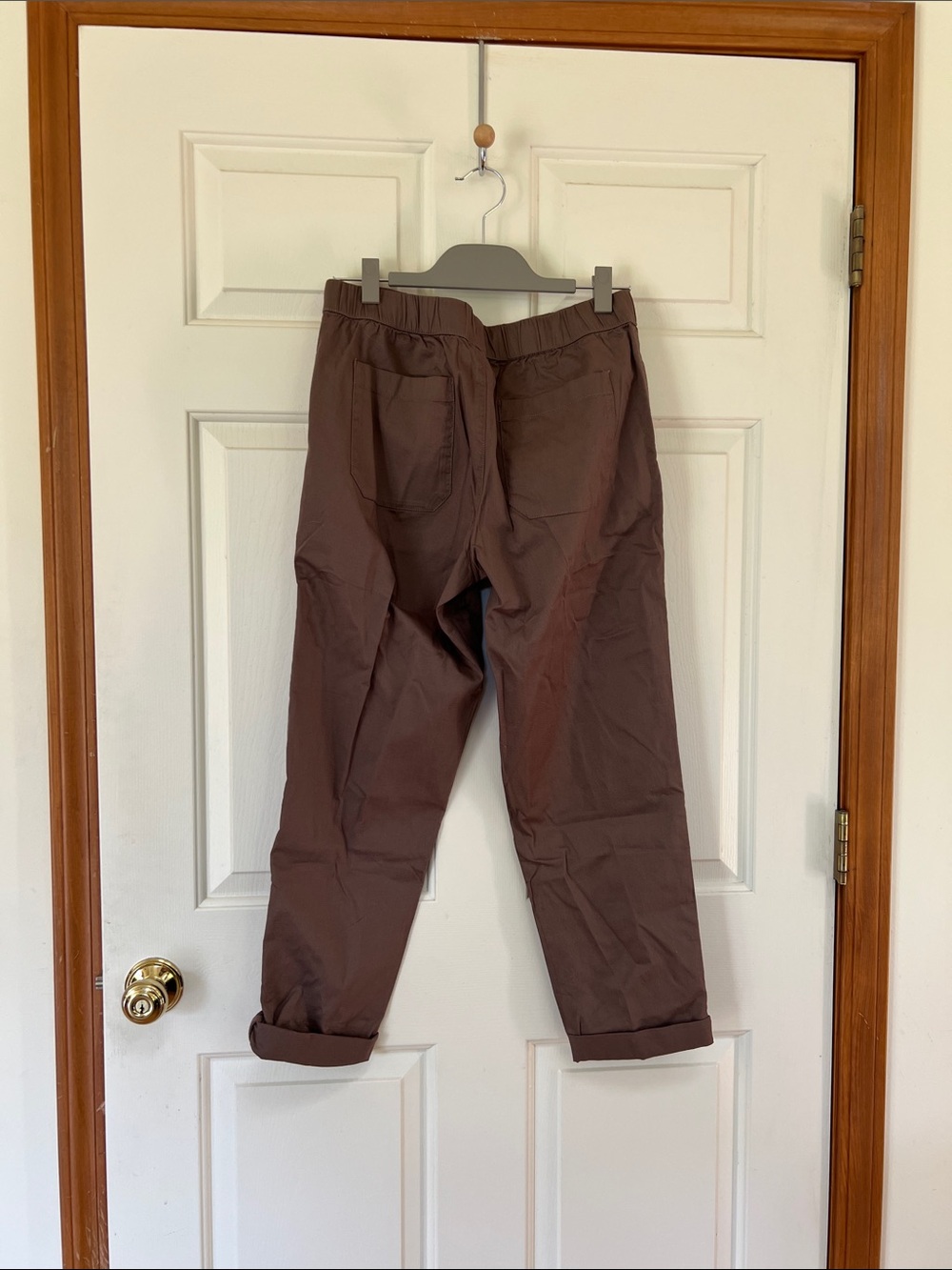 Pact Organic Daily Twill Pant Medium Deep Taupe - Picture 6 of 8